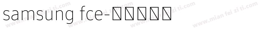 samsung fce字体转换